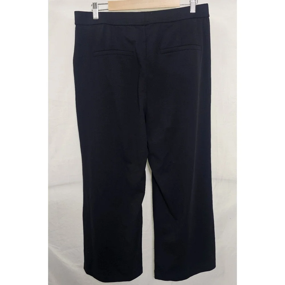 Halara Black Flex Day Stretch High Waisted Pocket Work Flare Pants XL Petite